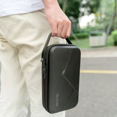 Telesin Expanded version Hard shell EVA storage bag for action cameras - Black
